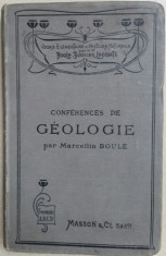 MARCELLIN BOULE - CONFERENCES DE GEOLOGIE-COURS...D&amp;#039;HISTOIRE NATURELLE {1911} foto