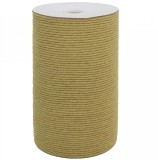 Sul de ata pentru macrame Suntq, bumbac, kaki, 200 m X 3 mm