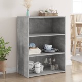 VidaXL Servantă, gri beton, 70x41x93 cm, lemn prelucrat