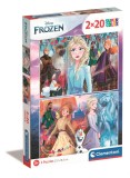 Puzzle Clementoni Disney Frozen, 2 x 20 piese