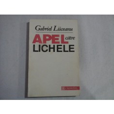 APEL CATRE LICHELE - GABRIEL LIICEANU