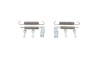 Set Accesorii Saboti Frana Parcare Bosch - BMW Seria 1 3 4 5 6 7 8 X1 Z3 Z8 - Cod 1987475090
