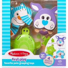 Set 3 jucarii pentru motricitate Animale de companie - Melissa & Doug