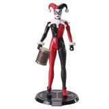 Cumpara ieftin Figurina articulata IdeallStore&reg;, Jester Harley Quinn, editie de colectie, 19 cm, stativ inclus