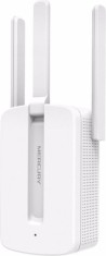 RANGE EXTENDER MERCUSYS wireless, 300 Mbps, antena externa x 3, 2.4 GHz, &amp;quot;MW300RE&amp;quot; (timbru verde 0.8 lei) foto
