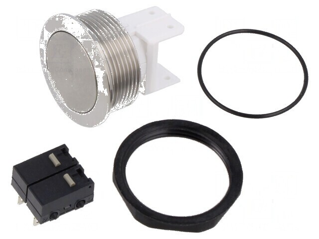 Comutator anti-vandalism Poz 2 DPDT 3A/250VAC ON-(ON) MSM II - Comutator anti-vandalism DPDT 3A/250VAC