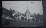 AKVDE23 - Sinaia - 1909 - Peles, Circulata, Printata