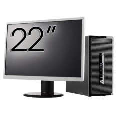 Pachet Calculator Second Hand HP ProDesk 490 G3 Tower, Intel Core i5-6400 2.70GHz, 8GB DDR3, 500GB HDD, DVD-ROM + Monitor 22&amp;quot; NewTechnology Media