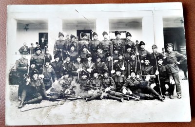 Forografie pluton de infanteristi, perioada interbelica foto