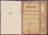 HST C91 Gesangbuch fur die Evangelische ... in den Siebenburgischen ... 1898