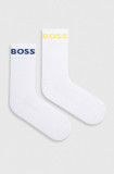 Cumpara ieftin BOSS șosete 2-pack bărbați, culoarea alb 50467707