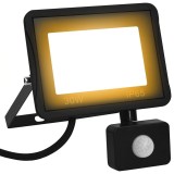 Cumpara ieftin Proiector LED cu senzor, 30 W, alb cald
