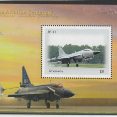 Grenada 2009-Aviatie,AEROPEX Beijing,Aviatia chineza,colita dant.,MNH.Mi.Bl.780