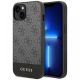 Guess Husa 4G Stripe Logo iPhone 14 Gri