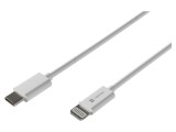 Cablu USB 2.0 NATEC Lightning - USB C, 1m, alb, 20W, certificat MFI