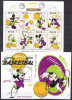 Nevis 1998 Disney sport baschet MI 1297-1312 ( 2klb) + 4 bl. 152-155 MNH, Nestampilat