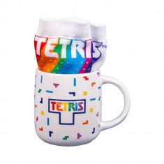 Set Cadou Tetris Cana si Sosete