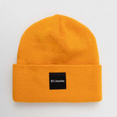 Columbia căciulă City Trek Heavyweight Beanie culoarea portocaliu, din tricot gros 1911251