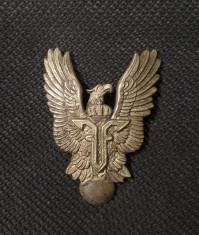 Insigna Aviatie per. regalista - Pilot - Ferdinand I - Superba foto