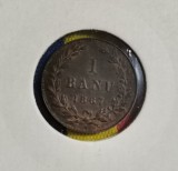 SV * Romania 1 BANU 1867 * Regele Carol I * HEATON AUNC !