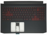 Carcasa superioara cu tastatura palmrest Laptop, Acer, Nitro 5 AN517-55, 6B.Q7KN2.033, cu iluminare, pentru GTX 1650, layout US