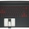 Carcasa superioara cu tastatura palmrest Laptop, Acer, Nitro 5 AN515-55, 6B.Q7KN2.033, cu iluminare, pentru GTX 1650, layout US