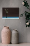 Tablou Canvas, "Arborele singuratic sub cerul &icirc;ntunecat", Singurătate, Liniște, Minimalism, Contrast, Deșert, &Icirc;ntuneric, Arborii, Simplitate, Natură,