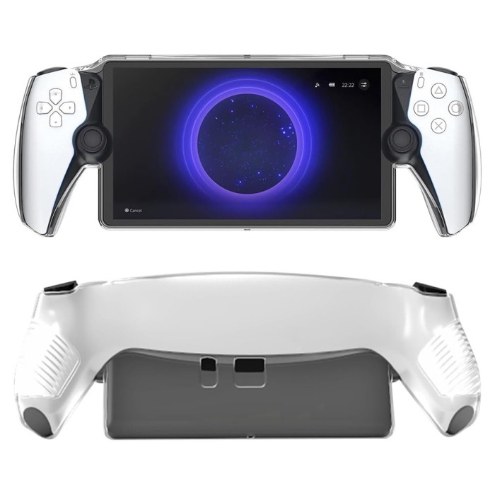 Husa PlayStation Portal Remote Player Techsuit Bright Silicone, transparenta
