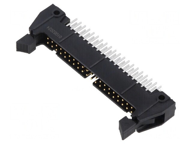 Conector IDC soclu tată 40 PIN drept cu ejector lung THT