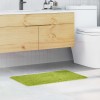 Covoraș Baie vidaXL Verde 50x80 cm Poliester Antiderapant Dreptunghiular Bumbac