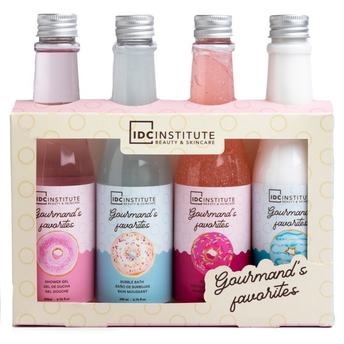 Set 4 produse de ingrijire corporala Gourmand&#039;s Favourites Bottles, 12176, IDC Institute