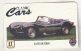 bnk card Cartele telefonice - Unitel - masini - Jaguar XKSS