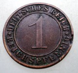 B.327 GERMANIA WEIMAR 1 REICHSPFENNIG 1936 A