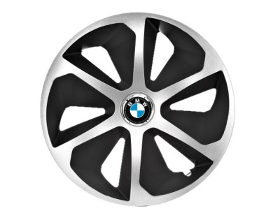 Set 4 capace roti Roco Gri-Negru R14 pentru gama auto BMW foto