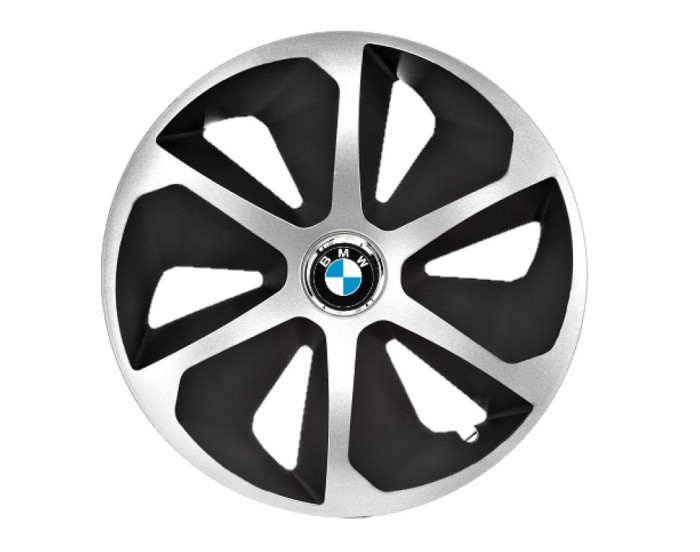 Set 4 capace roti Roco Gri-Negru R14 pentru gama auto BMW