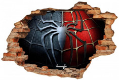 Sticker &amp;quot;Wall Crack&amp;quot; Spiderman 4 - 120 x 80 cm foto