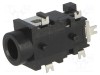 Conector Jack 3,5mm mamă stereo 90&deg; Lumberg