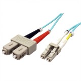 Cablu fibra optica LC-SC OM3 duplex multimode 1m, Roline 21.15.8711