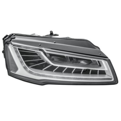 Far Audi A8, 11.20, partea Dreapta, cu sistem iluminat in curba; cu lumina timp de zi tip LED; LED; electric; fara motor; fara unitate control LED, foto