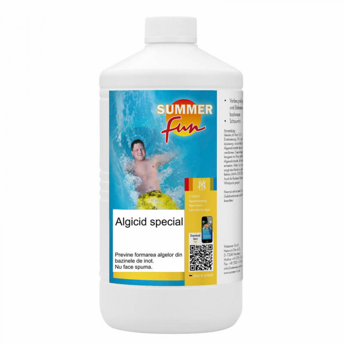 Algicid special Summer Fun, pentru apa piscina, 1 l