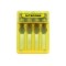 NITECORE Q4 &Icirc;ncărcător rapid cu 4 canale 2A pentru IMR Li-ion-Culoare Galben