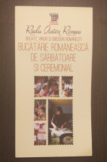 BUCATARIE ROMANEASCA DE SARBATOARE SI CEREMONIAL - RADU ANTON ROMAN foto