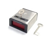 Cumpara ieftin Buton panica cu retinere, carcasa metalica, NO/NC selectabil, 2 chei