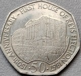 50 pence 2017 Isle of Man, First House of Keys Election, km#1584, Europa
