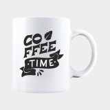 Cana alba personalizata COFFEE TIME, INOVATIX&reg;. 330ml, Oem