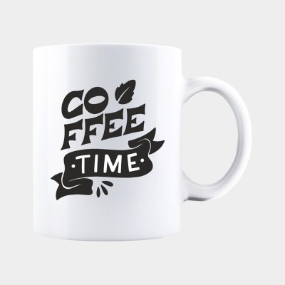 Cana alba personalizata COFFEE TIME, INOVATIX&amp;reg;. 330ml foto