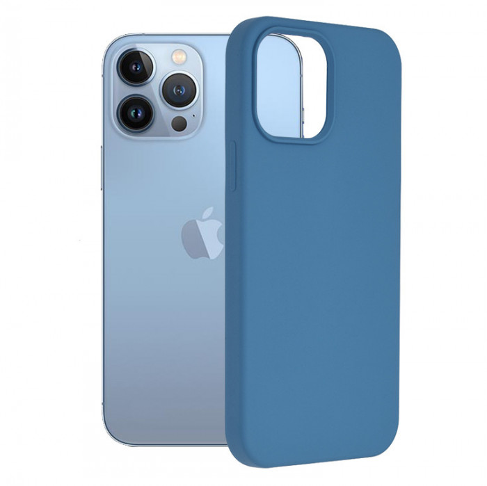 Husa Techsuit Soft Edge Silicon iPhone 13 Pro Max - Denim Blue