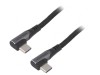 Cablu USB C unghi 2m negru, Vention