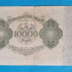 10.000 Mark 1922 Bancnota Germania - piesa SUPERBA varianta dimensiuni mari