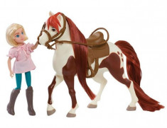 Jucarie Spirit Small Doll &amp;amp; Classic Horse Abigail And Boomerang foto